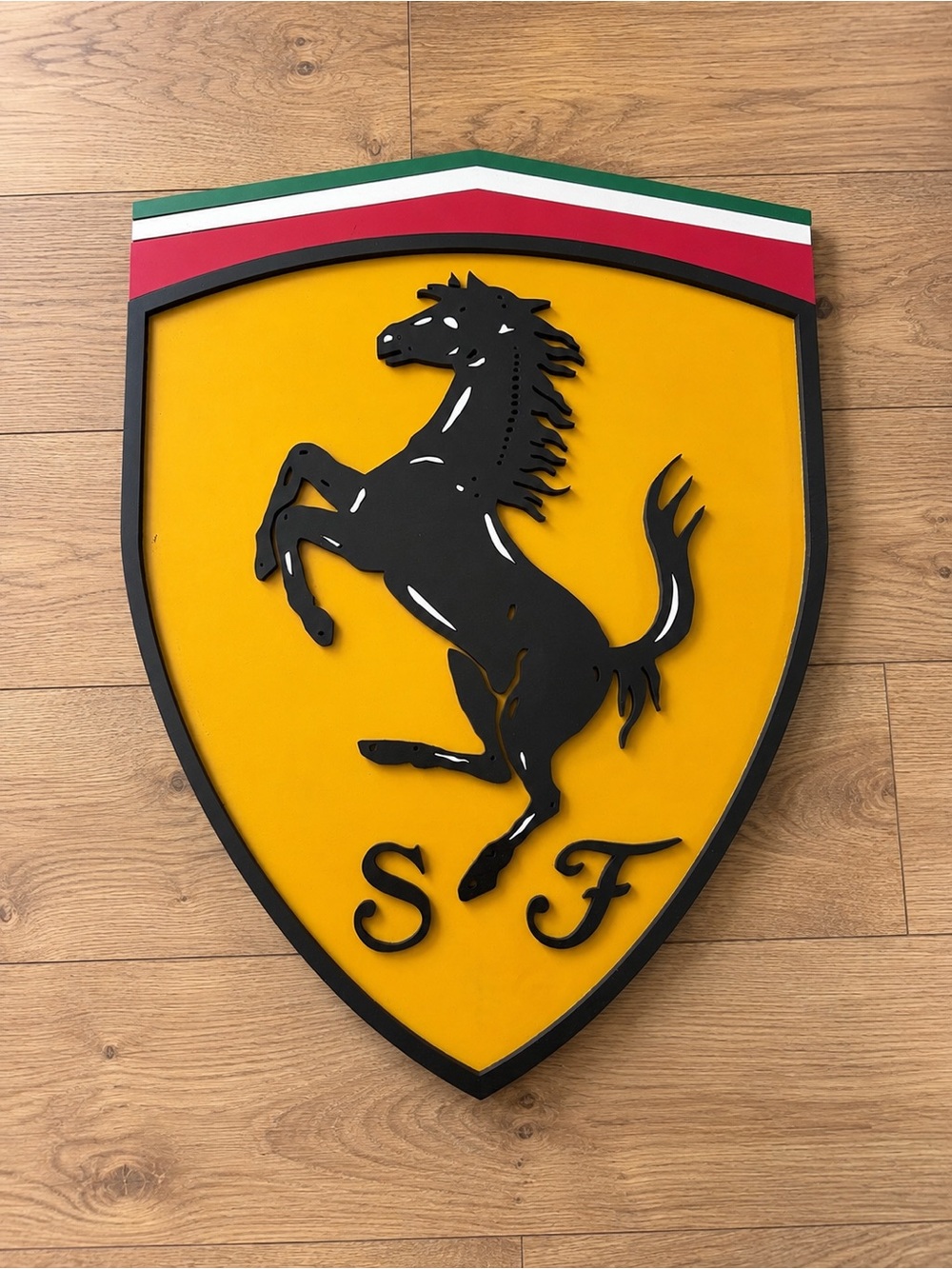 Ferrari 3D wood sign decor